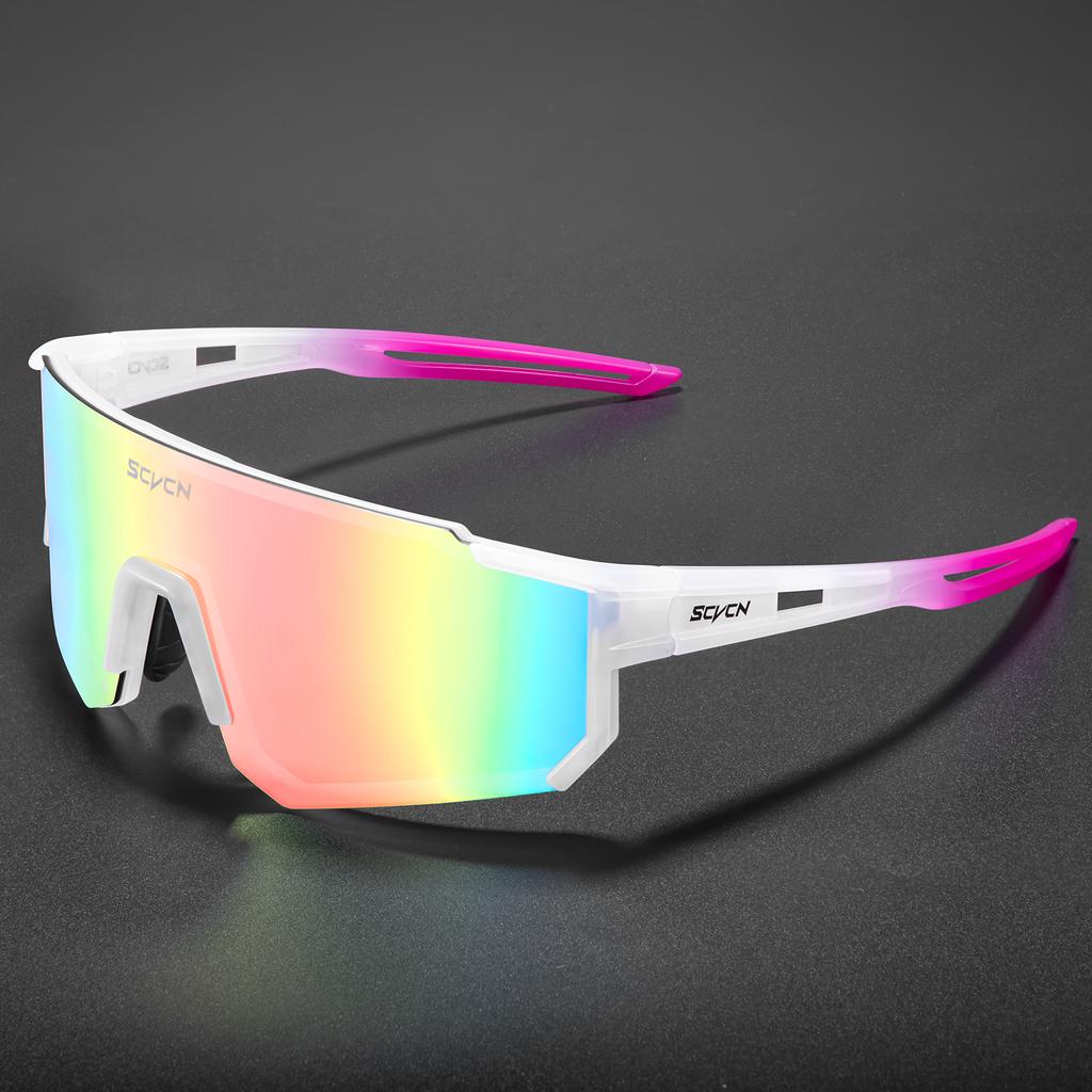 SCVCN Cycling Glasses Bike Sunglasses Men UV400 Eyewear Sports MTB Outdoor Goggles Bicycle Women Sunglasses Multi Color Riding