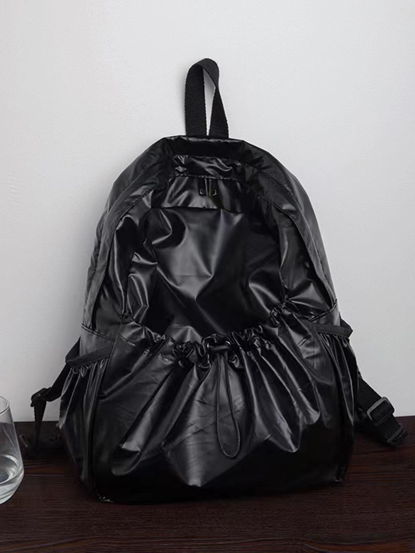 

2025 Серебряный Водонепроницаемый Повседневный Рюкзак - Легкий, Вместительный, Стильный Японский Корейский Дизайн для Женщин чёрный