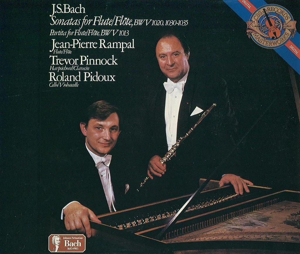 CD RAMPAL & PINNOCK - Bach: Complete Flute Sonatas 54DC5689 Japan ObiClassical Used