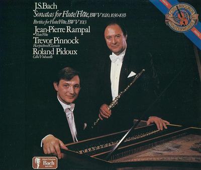 CD RAMPAL & PINNOCK - Bach: Komplette Flötensonaten 54DC5689 Japan ObiKlassisch Gebraucht