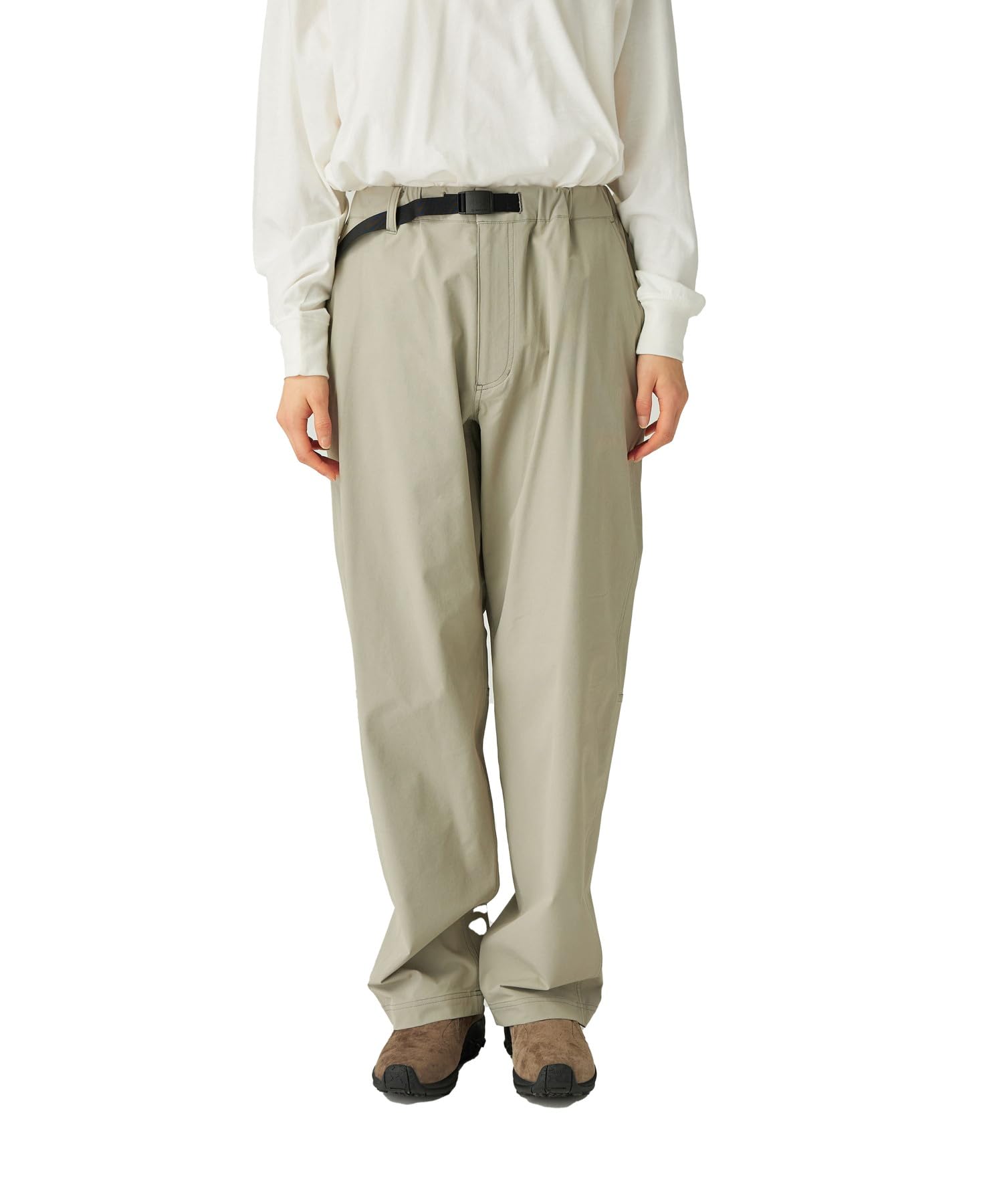 

Snow Peak Stretch Trekking Pants and Light Size L Water-Repellent PA-25AU004, Men s Women s, Gray,