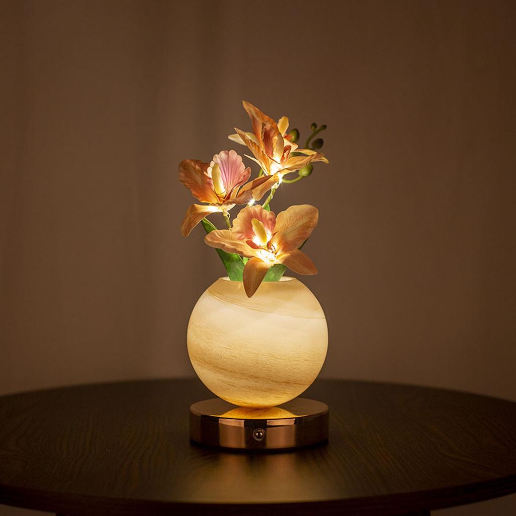 Artificial Phalaenopsis Planet for Home Decor