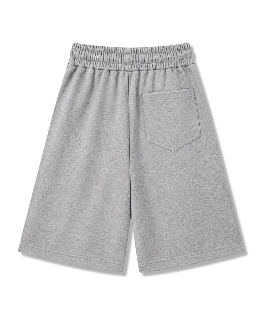 ORIGINALDAY Bermuda Terry Elastic Waist Training Shorts Gray