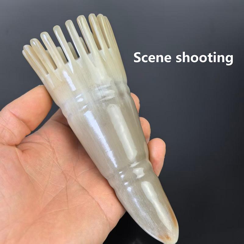 Wide Tooth Massage Comb Scalp Brush Horn Combs Gua Soother Ergonomic Handle Detangle Hair Dandruff Removal Massager For Home