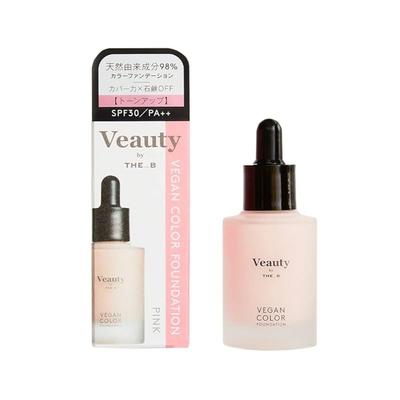 Veauty by THE_B Color Foundation Milde Foundation (Vegan/Empfindliche Haut) Teintverbessernde, strahlende Haut, 1 Stück