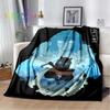 Hashibira Inosuke Demon Slayer Character Anime Blanket Lightweight Comfortable Soft Breathable Ultra Warm Blanket Bedding Travel