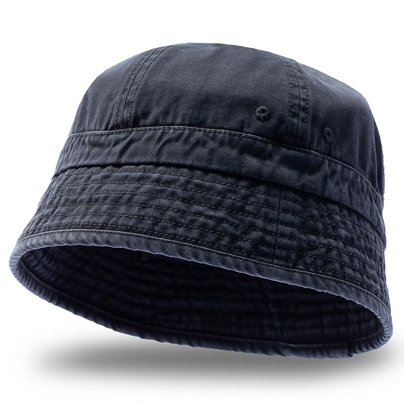 Washed Cotton Short Brim Bucket Hat Unisex Packable Summer Sun Cap for Fishing Hiking Outdoor Travel Beach Protection