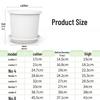 MOJY White 17cm Plastic Planter