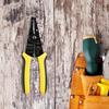 Wire Stripper Pliers Carbon Steel Screw Cutter Multipurpose Cable Crimping Hand Tool for Professional Electrical Tasks