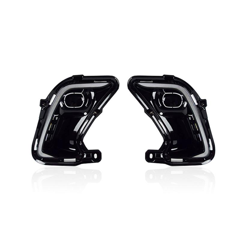 Daytime Running Lights Fog Light Dynamic Turn Signal Lamp For Toyota Grand Highlander 2024 2025 Two-Colors Driving Light