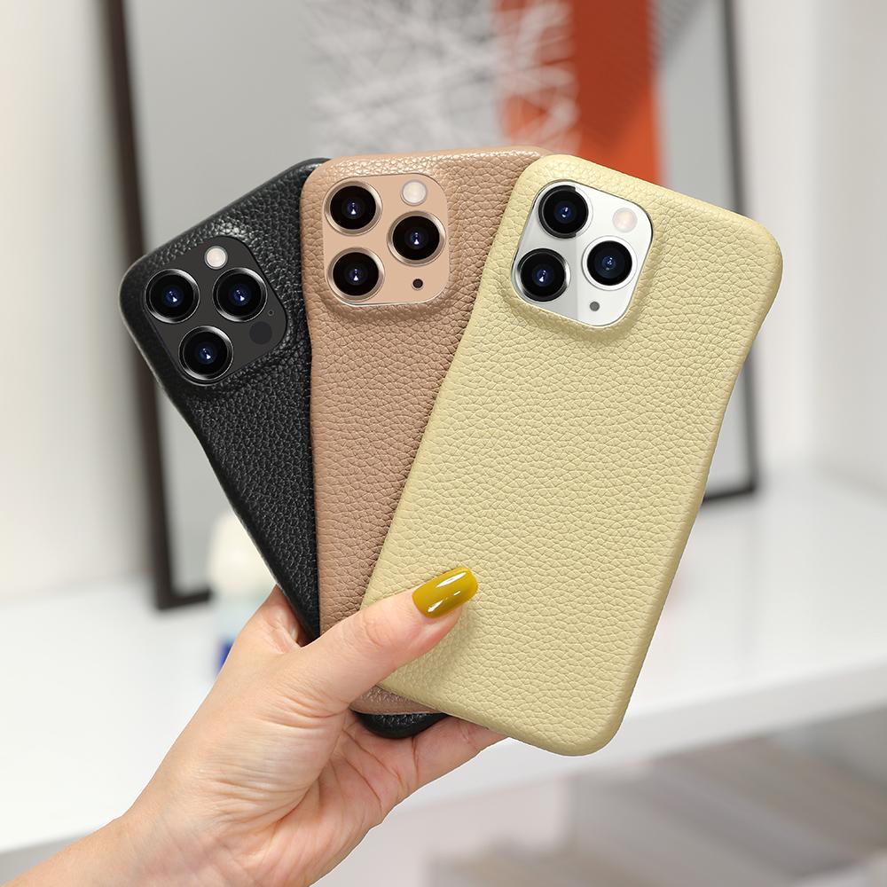 New Design Leather Shockproof Mobile Phone Case with Lens Protection for Iphone 11/12/13/14/15/16/17/pro/promax/plus