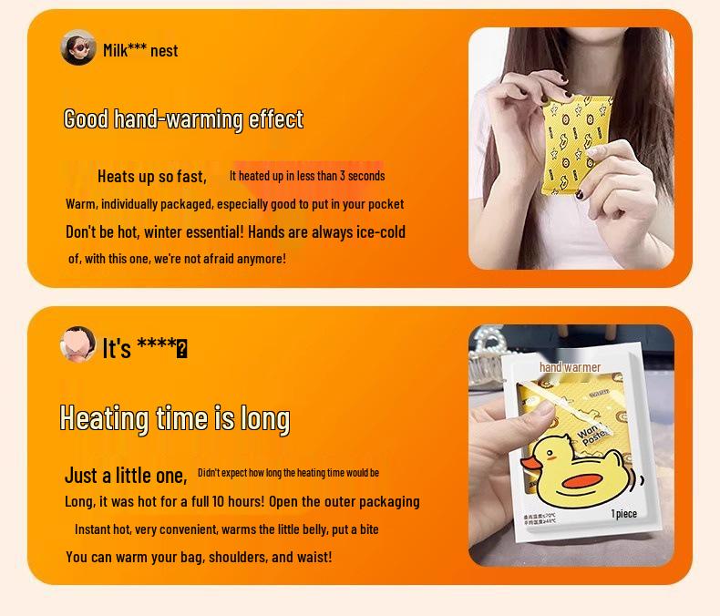 2025 Disposable Self-Heating Hand Warmer for Kids and Students