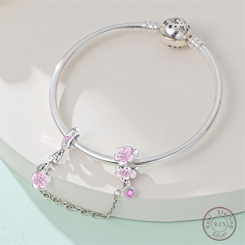 Hot 100 copper Spring Flowers Sparkling Zirconia Bead Charms 3mm Do It Yourself Holiday Exquisite Jewellery Gift Making