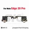 New USB Charging Board Port Dock Flex Cable Connector Microphone For Moto Edge 20 Lite S 30 40 50 Neo Fusion Ultra Pro Plus 2021