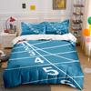 Genummerde racebaanvakken. Beddengoedsets Dekbedovertreksets Dekbedovertrekken Kussenslopen(1*Dekbedovertrek 2*Kussenslopen zonder dekbedvulling)