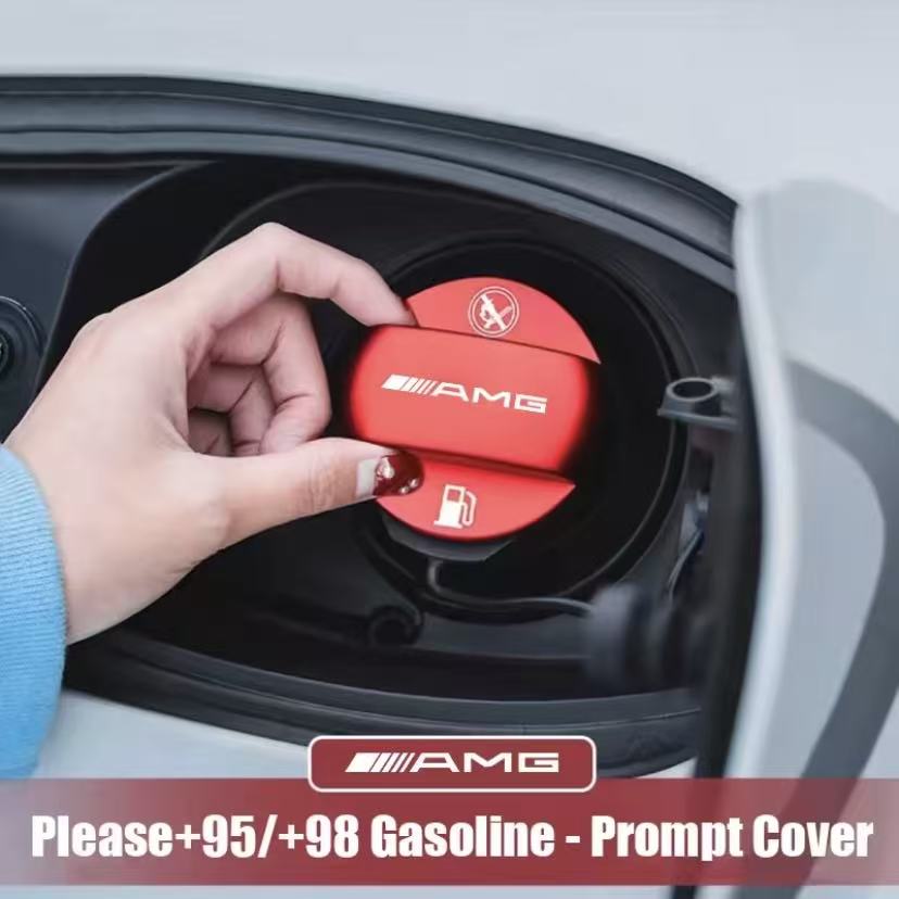 WUGL8 Car Logo Fuel Tank Cap Protection Cover Accessories For Mercedes Benz AMG A B C E G CLA GLA W211 W214 W205 W203 W204 W206 W220