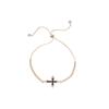 Cross Pendant Bracelet With Cubic Zirconia For Womens Fashion Accessory Gift