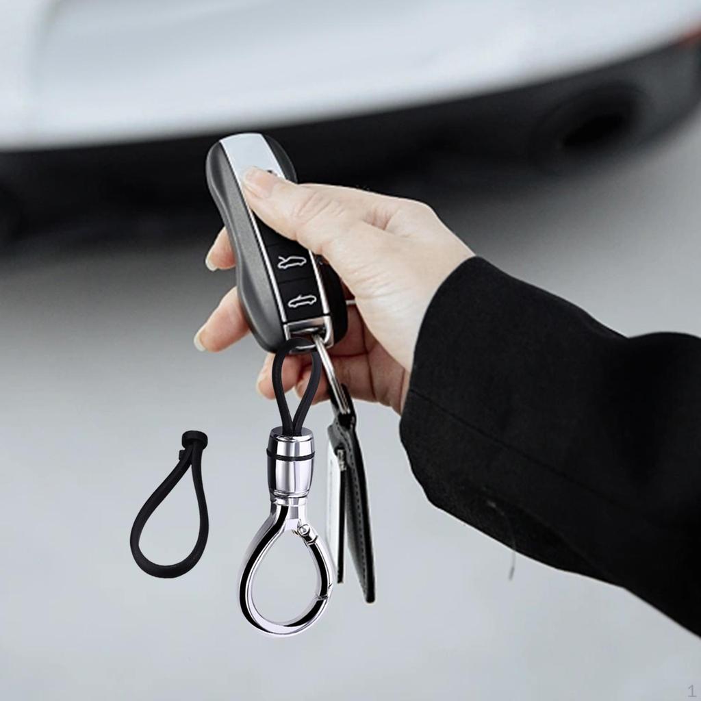 Autoschlüsselanhänger Metall Schlüsselring Universelles Zubehör Lanyard, Business Schlüsselanhänger, Motorrad