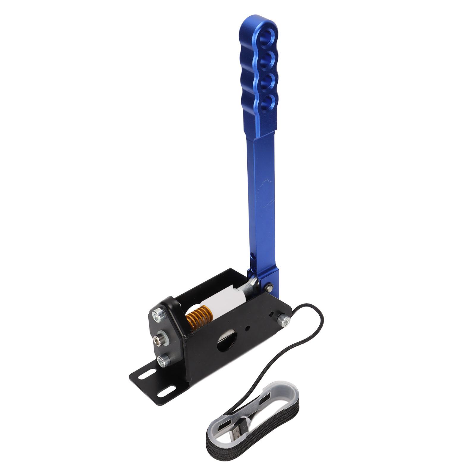 

64-битный USB-ручной тормоз, синий ПК, датчик Холла, ручной тормоз с зажимом для G25 G27 G29 T500 SIM Racing Games