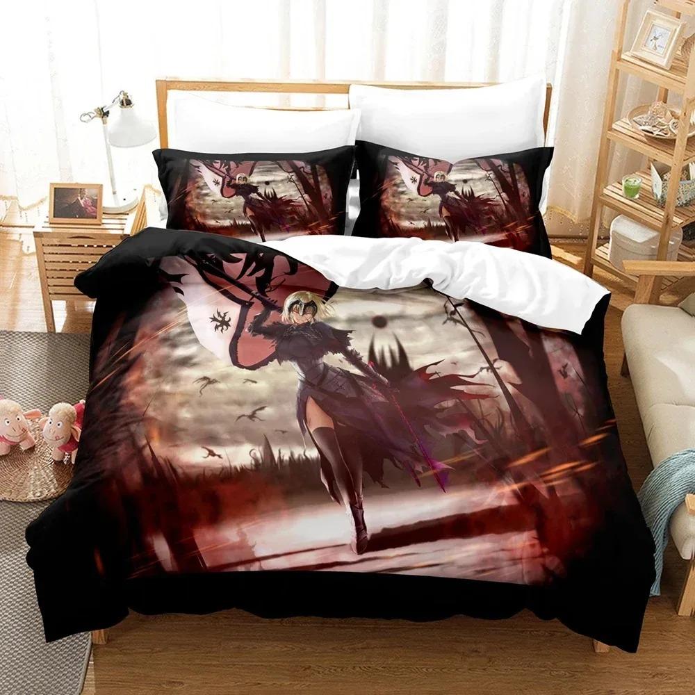 Fashionable 3D Fates Bedding Sets Duvet Cover Set With Pillowcase Twin Full Queen King Bedclothes Bed Linen Home Textile