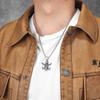 Pirate Skull Anchor Stainless Steel Jewelry Men Necklaces with Pendant for Male Women Punk Hip Hop Accessories Gifts Wholesale
