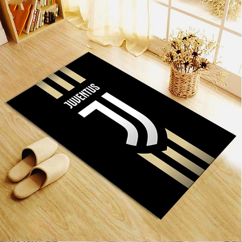 2026 NUOVO Tappeto Juventus FC per Soggiorno Camera da Letto Casa Decorazione Divano, Tappetino Antiscivolo per Giochi Bambini