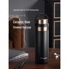 TOMIC Double-Layer Stainless Steel Insulated Tea Mug with Ceramic Liner