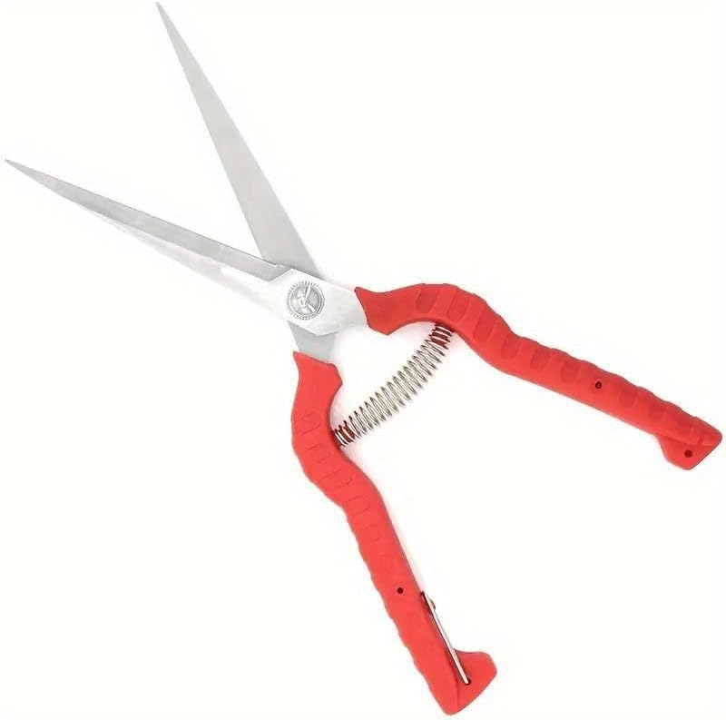 1PC Extra Long Garden Scissor, Stainless Steel Pruning Shears, Bonsai Plant Trimming Scissors for Thorny Roses Plant Flowers Harvesting Herbs Fruits