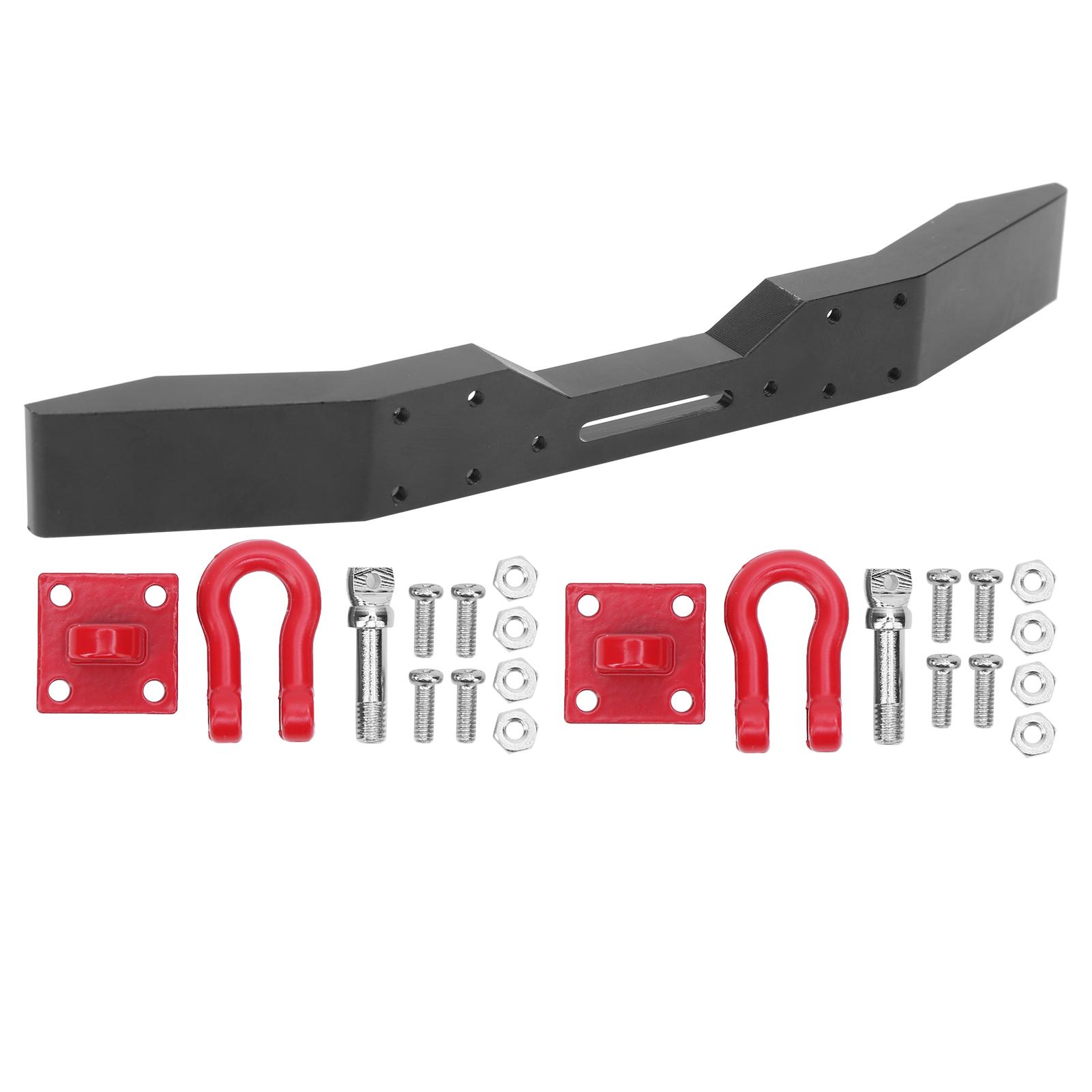 

Aluminium Alloy Front Bumper CNC Polished Surface DIY for 116 RC Car Upgrade Parts Black
