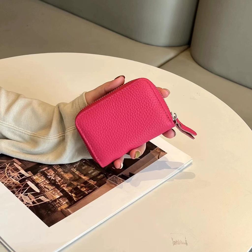 Genuine Leather Card Holder First Layer of Cowhide Coin Purses For Women Natural Leather ID Credit Business Cards Organizer 11 Slots