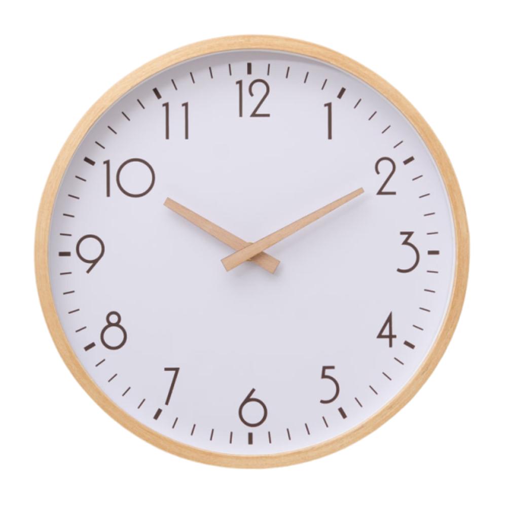 10inch Decorative Wall Clock Nordic Style Silent Scale Clock Wooden Wall Clock  Home Decoration