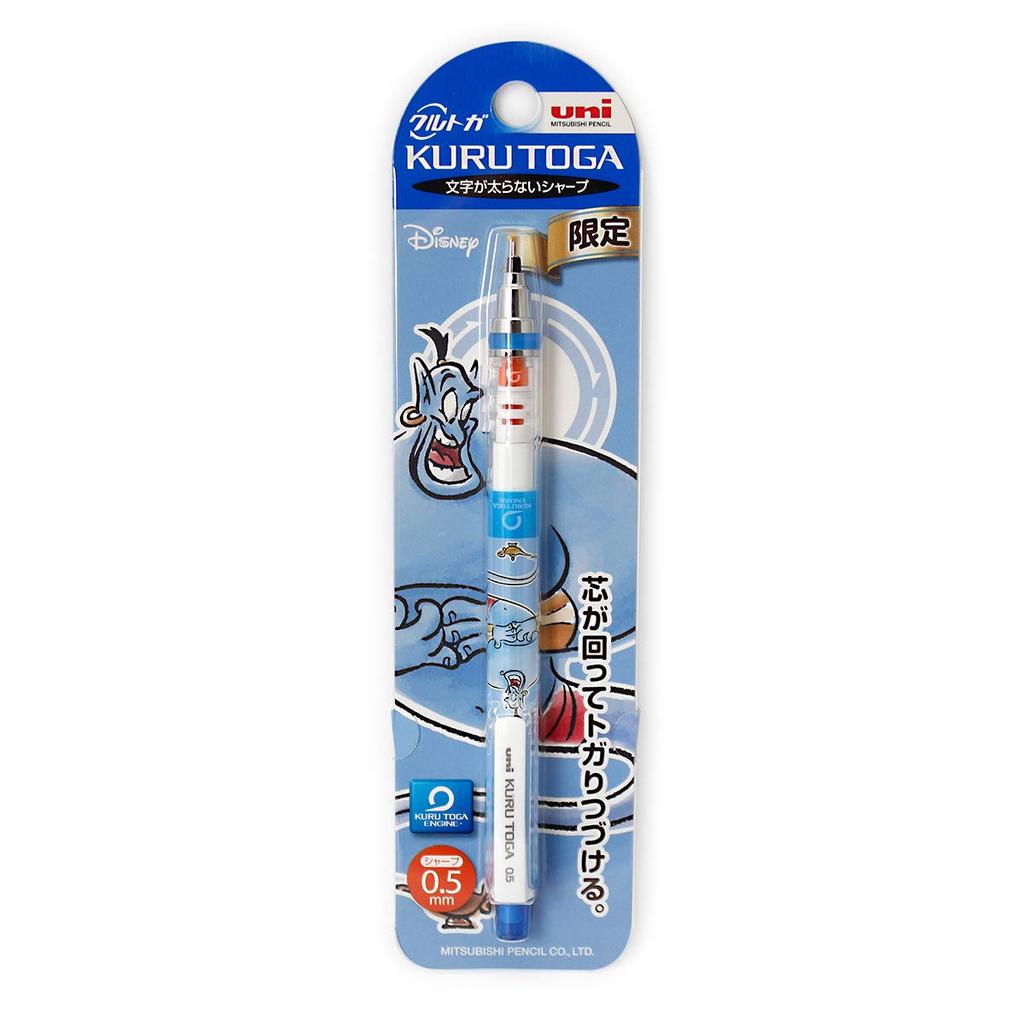 Mitsubishi Pencil Kurutoga Mechanical Standard Disney Pencil, Model, & Disney/Pixar Series, 0.5mm (Genie Blue)