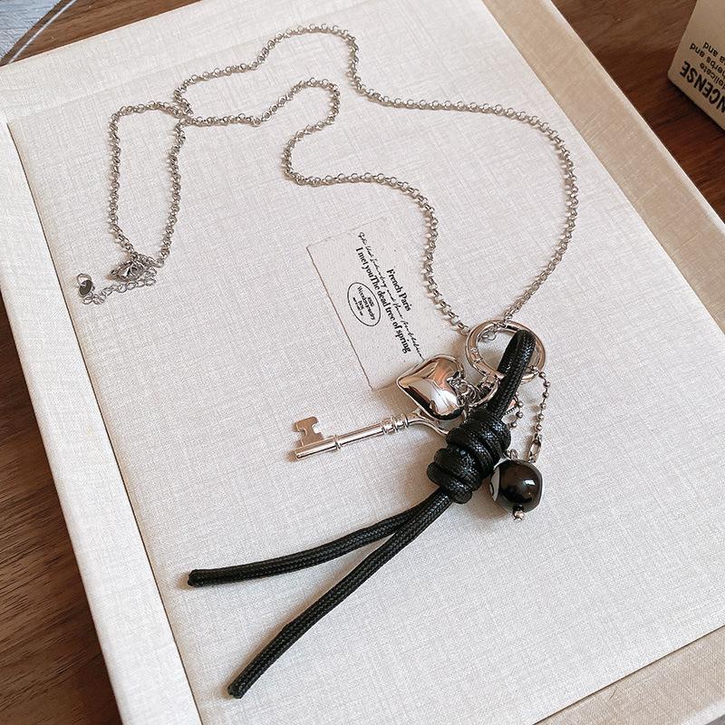 Mengqu Cute Puppy Necklace~ Children's Fun Versatile Long Accessories Women's New Popular Necklaces