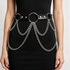 Adjustable Women Waist Chain Multi-layer Metal Waist Belts Harajuku Waist Corset Chain Belts Women