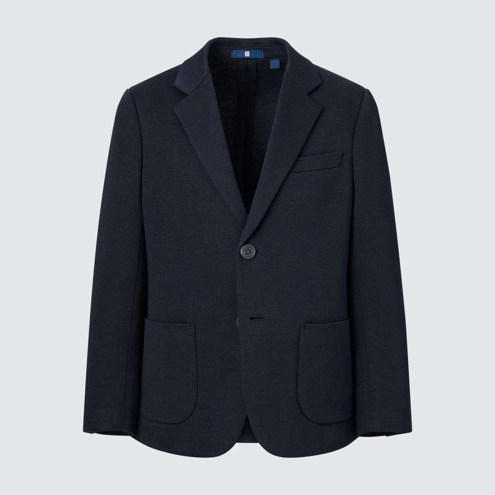 

UNIQLO JAPAN KIDS Куртка из джерси, длина рукава 46,575 см, можно регулировать