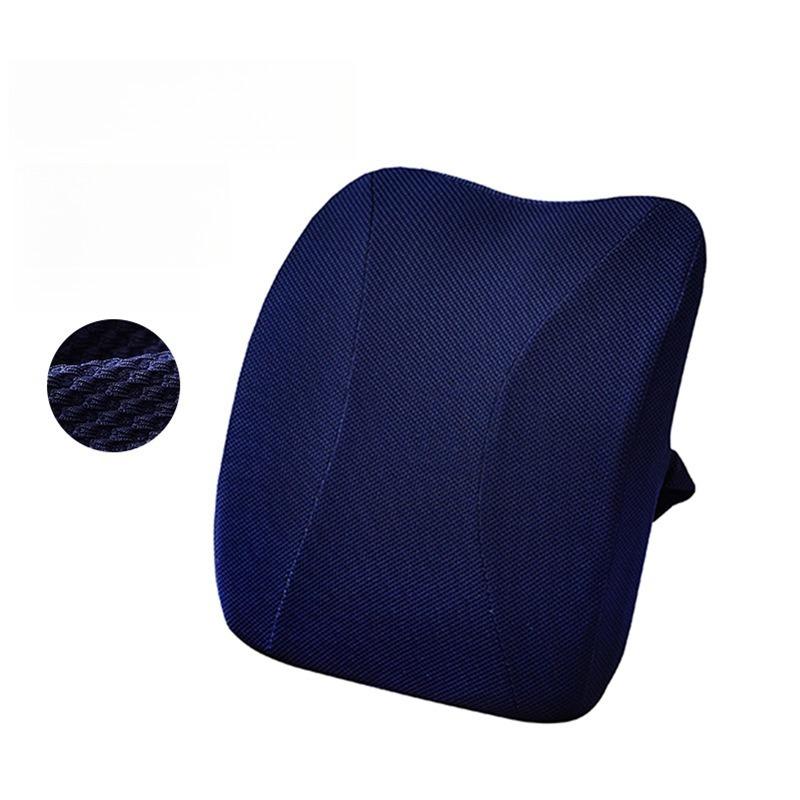 

42x35x8cm Ergonomic Design Cares for The Lumbar Spine Support Pad Memory Cotton Slow Rebound Car Backrest Office Seat Lumbar Support Mat All-season 42x35x8cm