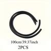 2pcs Car Door Sealing Strips Rubber Trim for B Pillar Gap Cover Universal Wind Noise Reducer