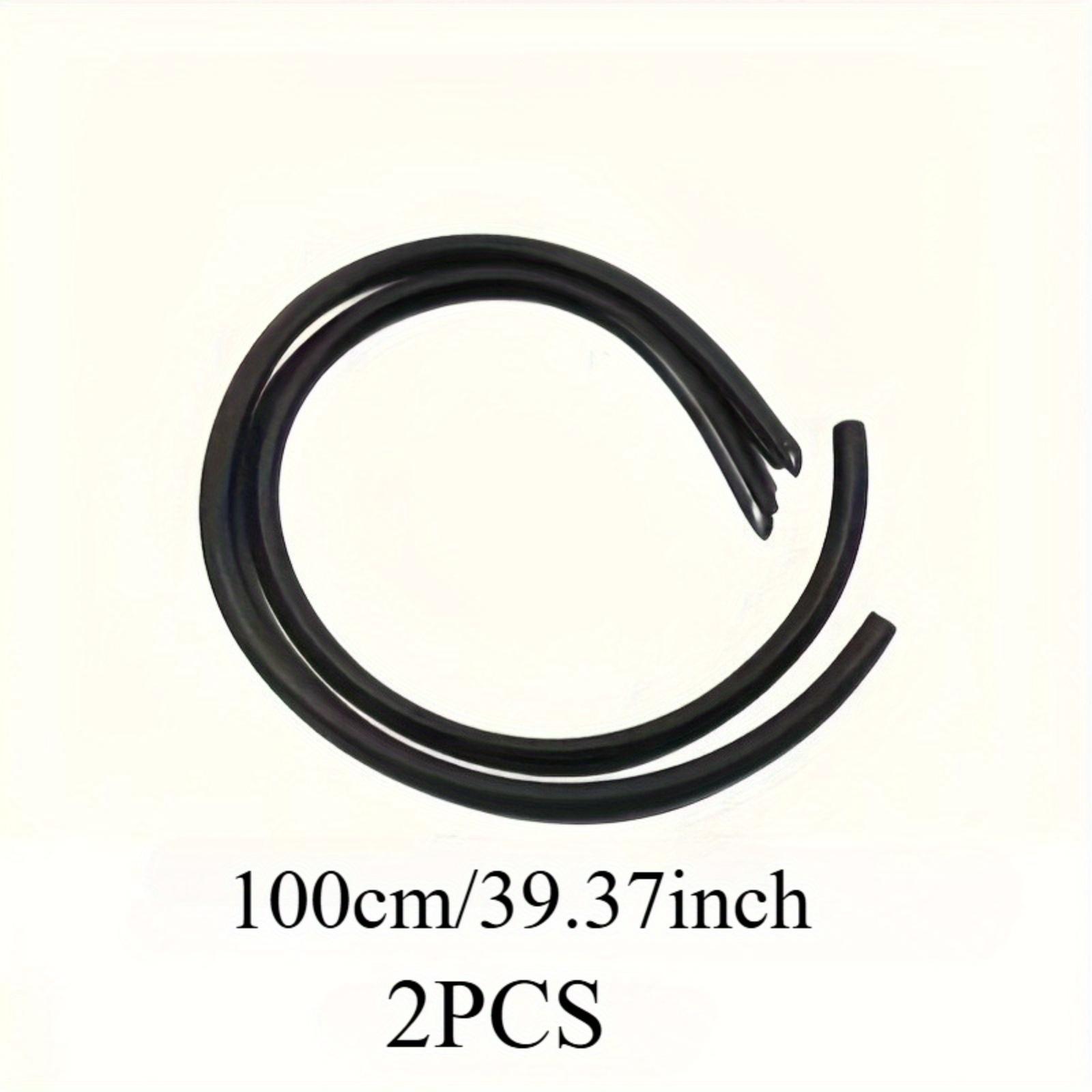

2pcs Car Door Sealing Strips Rubber Trim for B Pillar Gap Cover Universal Wind Noise Reducer 100cm/39.37inch