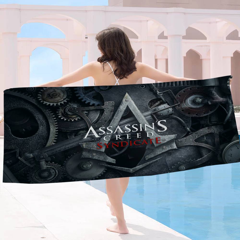 Spiel A-Assassins C-Creeds Mikrofaser Strandtuch Saugfähig Schnelltrocknend Weich Yoga Schwimmen Resort Bergsteigen Handtuch