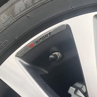 Lexus Rim Sticker Wheel Hide Scratch Cool Silver
