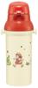 Skater Children's Water Bottle, 480ml, Direct Drinking, Plastic, One-Touch Operation, Dishwasher Safe, Made in Japan, Ghibli Totoro, Mei, Girl's
