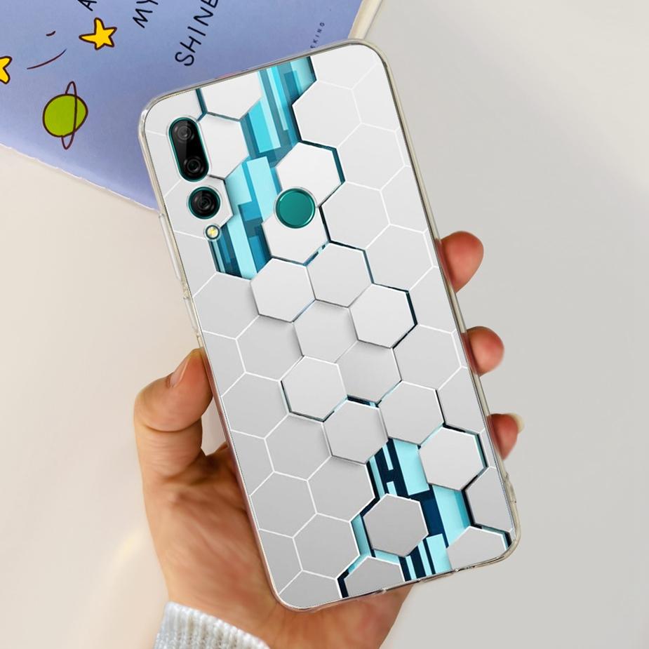 For Huawei Y9 Prime 2019 Case STK-L21 STK-L22 New Fashion Painted Cover Clear Silicone Shell For Huawei Y9 Prime 2019 Phone Case