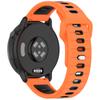 20MM 22MM Silikonarmband für Garmin forerunner 245 645 255 265 Horizontale Streifen Umkehrbar Zweifarbig Uhrenarmband Atmungsaktiv Wr