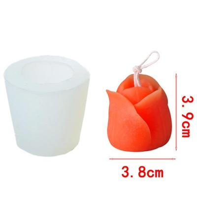3D Tulpe Blume Kerze Form handgemachte Seife Form Silikon Diy Werkzeug Handwerk