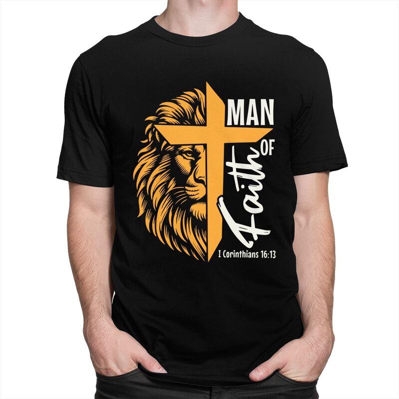 Custom Man Of God Tshirt for Men Short Sleeves Leisure T Shirt Fashion Tshirts Loose Fit 100 Cotton Tees Gift Idea