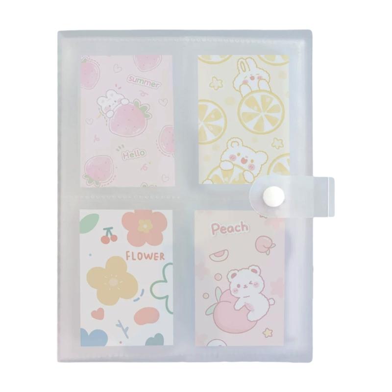 Portable Memorabilia Organizers Photo Card Train Ticket Card Collection Book Photocard Holder Small Photo Album