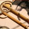 Hand Ginkgo Round Fan Paper DIY Folding Fan Bamboo Wedding Painting Diyfans Party Decoration Art Craft Chinese Dance Fan