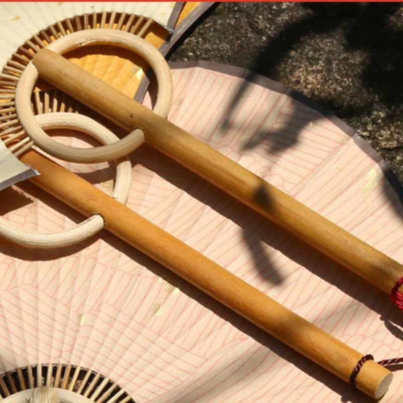Hand Ginkgo Round Fan Paper DIY Folding Fan Bamboo Wedding Painting Diyfans Party Decoration Art Craft Chinese Dance Fan