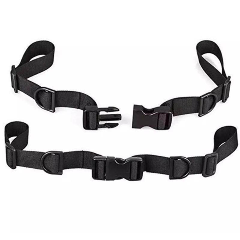 Adjustable Luggage Strap Set Durable Travel Accessory for Suitcases Backpacks Travel Buckle Belt Suitcase Belt Straps