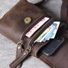 Retro Mini Leather Crossbody Bag - Men's Chest & Waist Phone Bag, Top Layer Cowhide